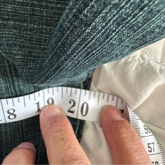 Cydney Mar Denim Jacket with Green & Gold Trim – Size M - Picture 9 of 9